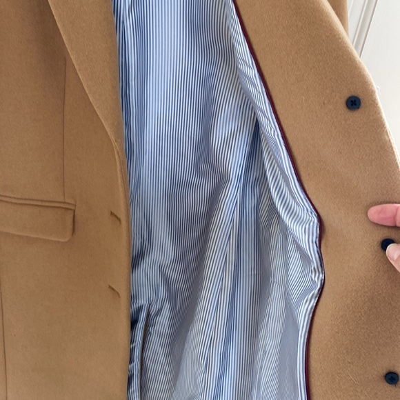 J Crew Camel Wool Coat Size 2 - Picture 4 of 10
